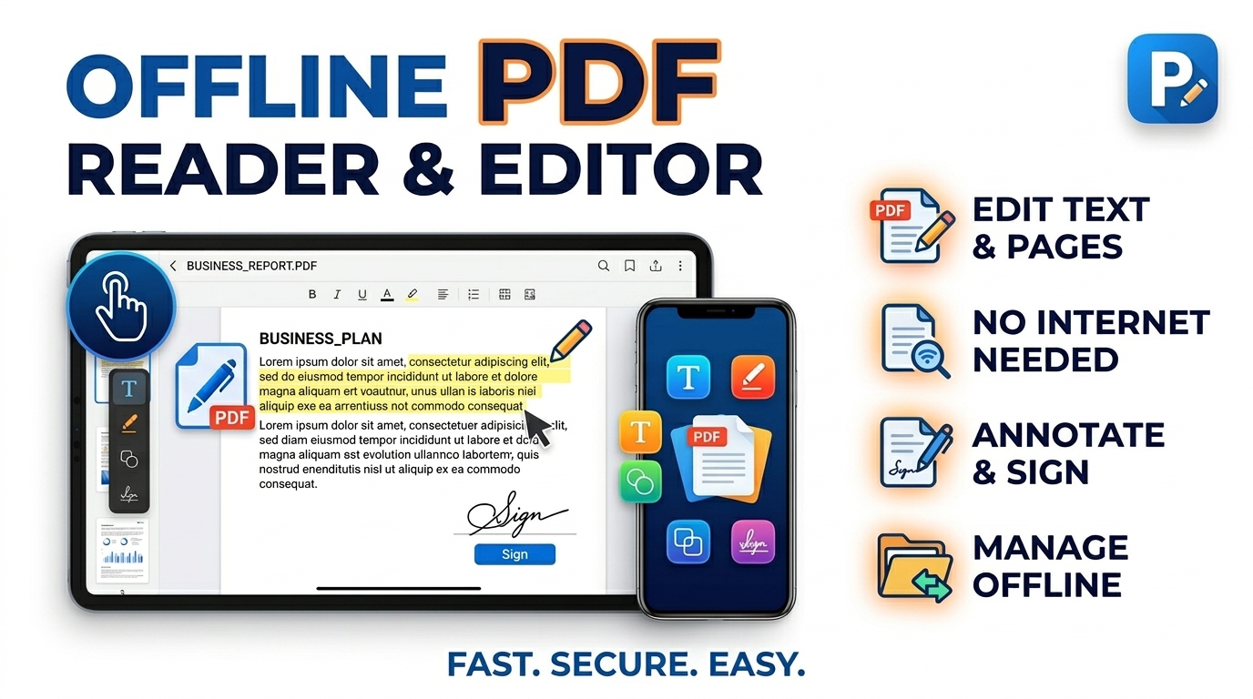 Free Offline PDF Reader and Editor
