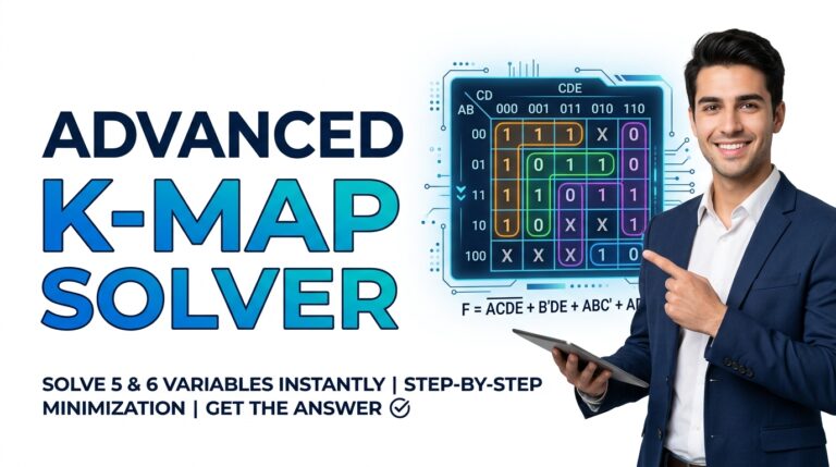 Best Advanced K-Map Solver Theory : Master Boolean Minimization