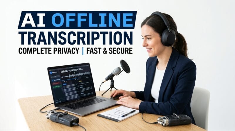 AI offline transcription