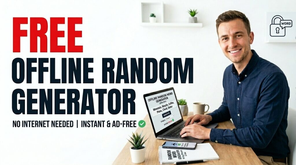 free offline random word generator