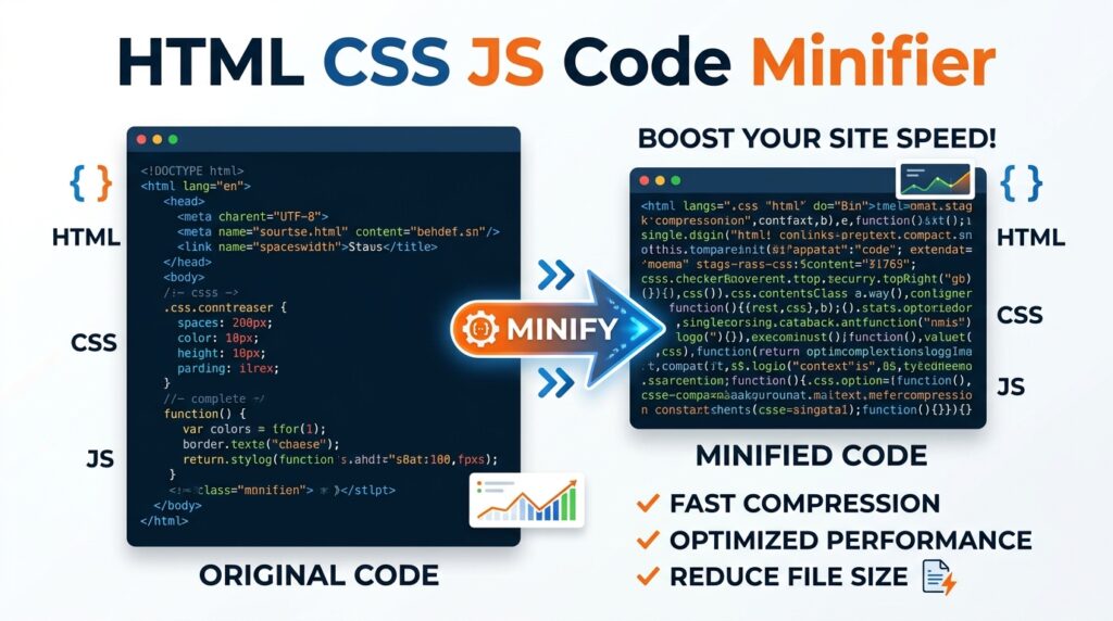 HTML CSS JS Code Minifier