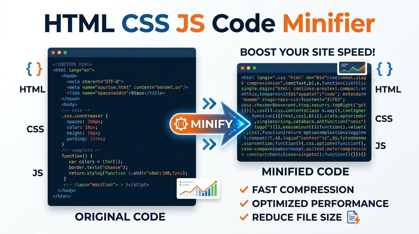 HTML CSS JS Code Minifier