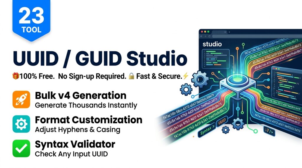 UUID GUID Generator Validator Tool