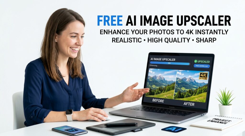 free ai image upscaler
