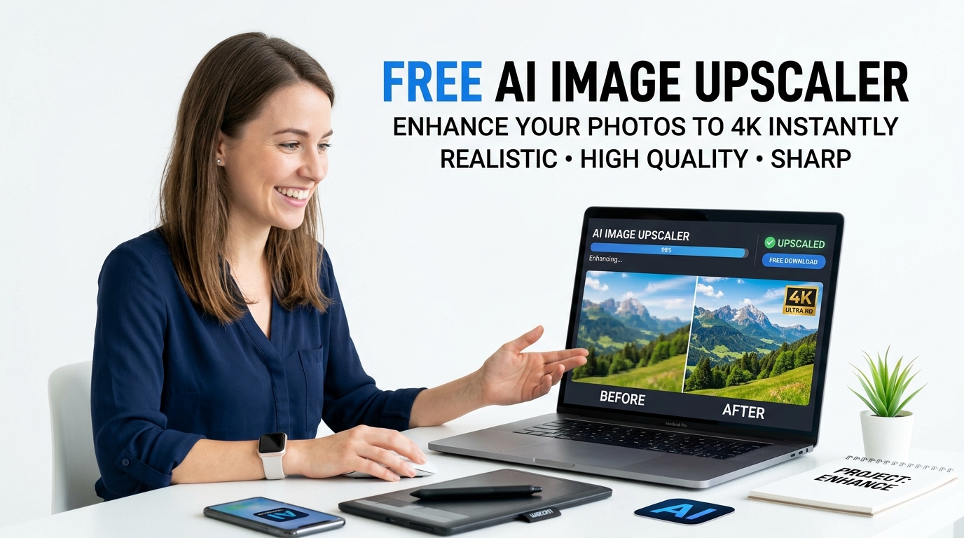 free ai image upscaler