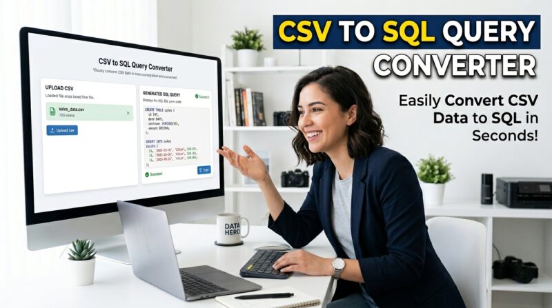 CSV to SQL query converter