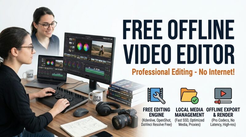 free offline video editor