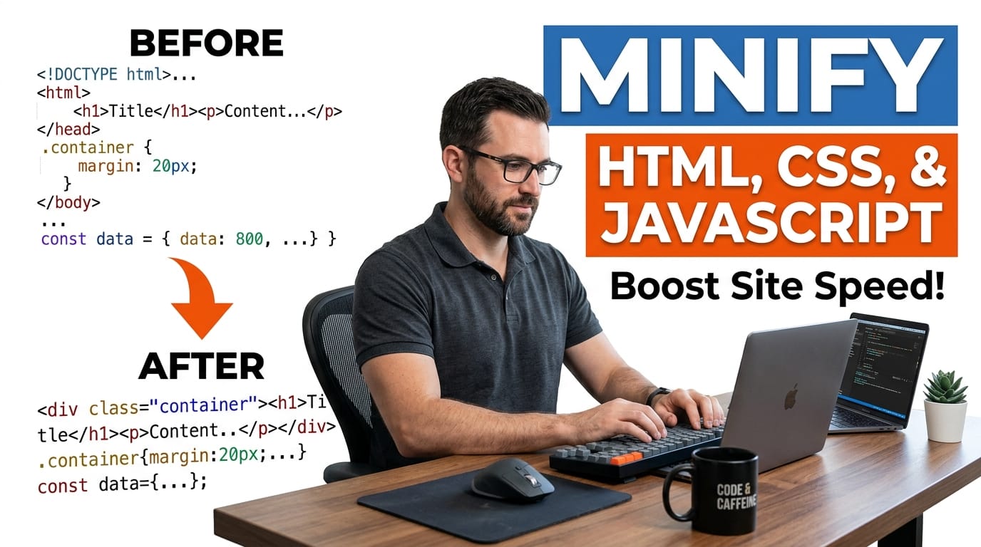 Minify HTML, CSS, and JavaScript
