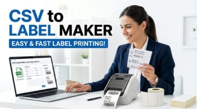CSV to Label Maker – Free Offline Custom Labels Generator