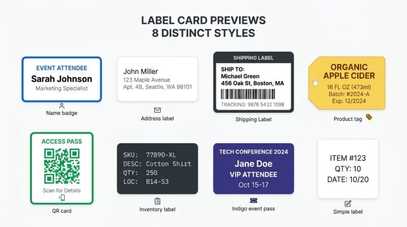 Label Templates
